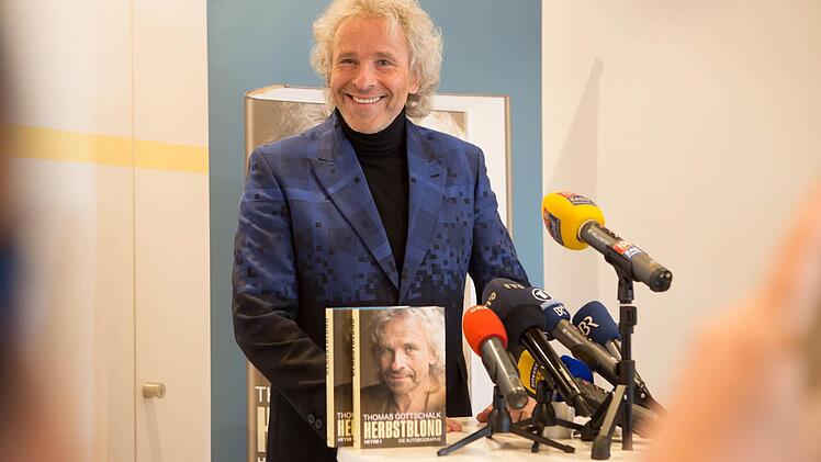 Thomas Gottschalk stellt in Kulmbach sein Buch vor. Foto: Barbara Herbst