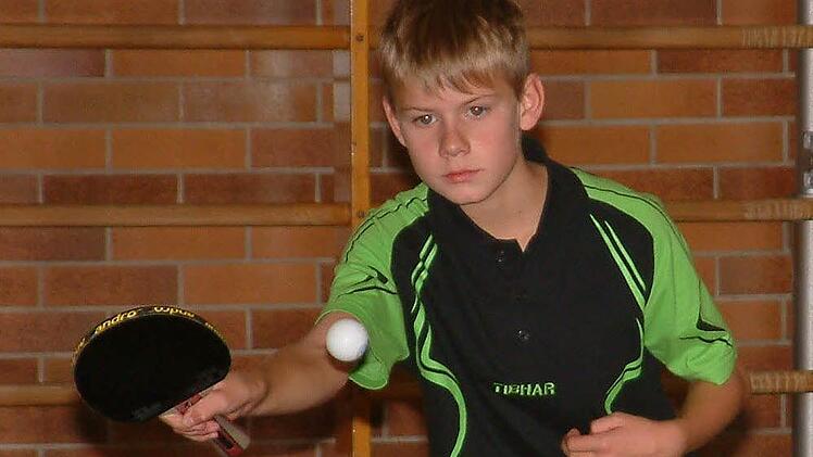 Niklas Kolb von der SG Neuses blieb bei den Schülern B ohne Niederlage.