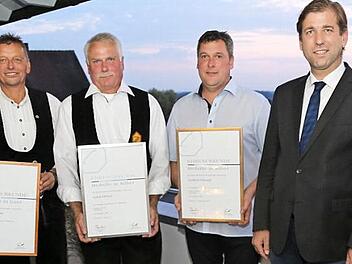 Bernhard Erlwein, Siegfried Sauer, Anton Dötzer, Andreas Freund, Hermann Ulm, Ewald Gößwein (von links) Foto: Franz Galster