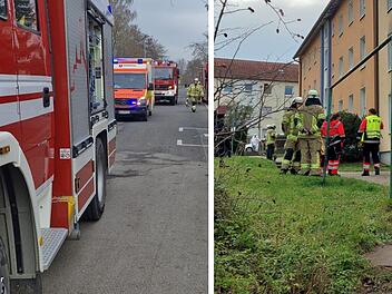 ABC-Einsatz in Bamberg: Wohnhaus evakuiert - Kinder verängstigt