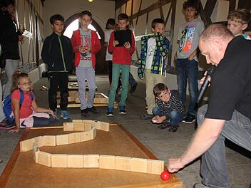 Der Spieletag am Kirchweihsonntag stieß auf guten Zuspruch.Foto: Ralf Kestel
