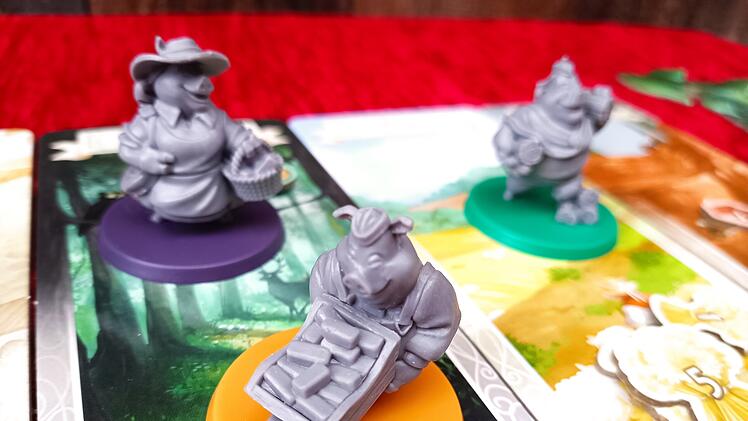 Spiele-Test "Grimms Wälder":  Opulentes Familienspiel für Märchenliebhaber