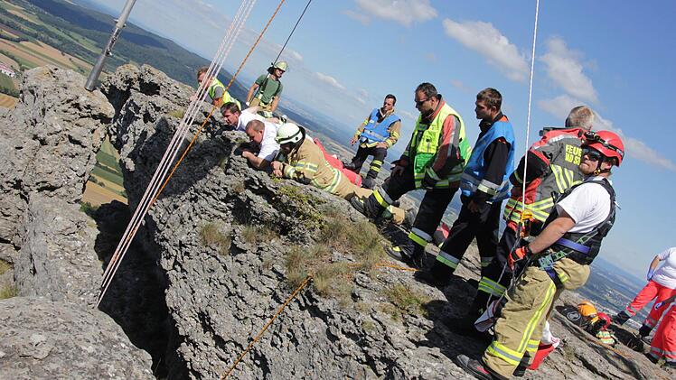 Eine Person ist am Mittwoch vom Staffelberg gefallen. Foto: Maximilian Glas
