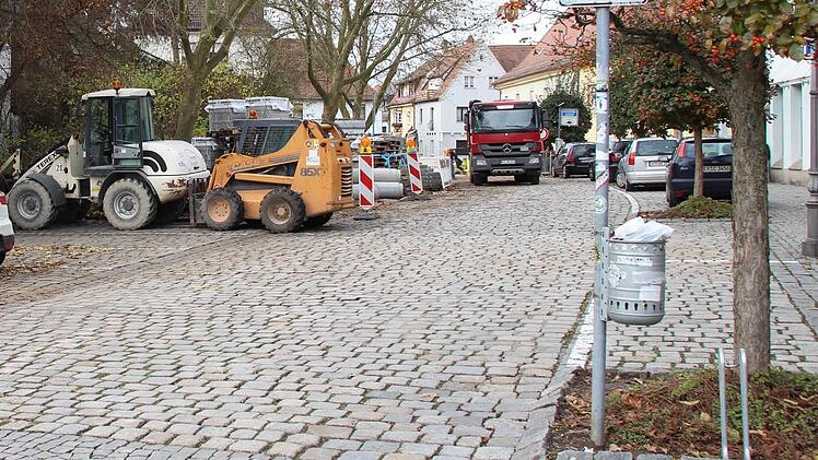 Die Straße Am Graben in Höchstadt Foto: Christian Bauriedel