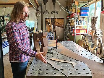 Guido Häfner in seiner Werkstatt.