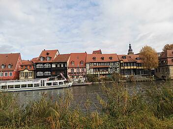 Bamberg: Regnitzufer mit Klein-Venedig