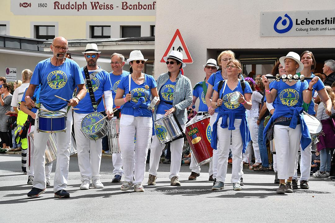 Umzug beim Samba-Festival in Coburg