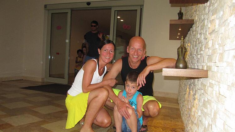 Familie Aulbach im Türkeiurlaub. Fotos: privat