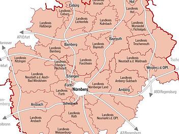 Die Metropolregion Nürnberg  Foto: Metropolregion Nürnberg