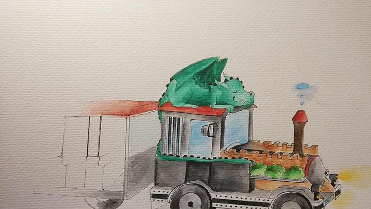 Mit einem solchen Bähnchen könnte nach Meinung der Initiative schon der Weg zur Burg Spaß machen.