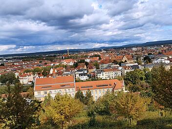 Blick vom Bamberger Michelsberg auf die Stadt