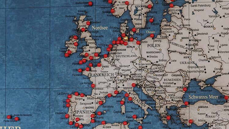 Verabschiedung vom Chef-Stewart der "Gorch Fock"