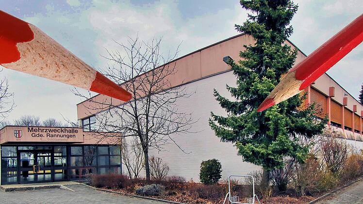 Die Mehrzweckhalle der Gemeinde Rannungen. Geld für die Sanierung steht im Haushalt. Fraglich ist aber, ob es angesichts befürchteter Preissteigerungen ausreicht. Ein noch zu gründender Bauausschuss sollen Möglichkeiten zu Einsparungen diskutieren.