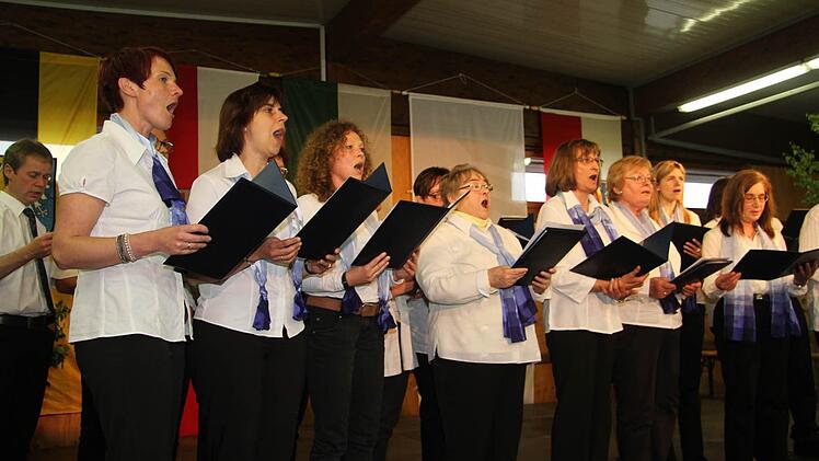 Einen Höhepunkt nach dem anderen zauberte der gemischte Chor Mainroth hervor: Sogar so komplizierte Werke wie die gesungene Version der kleinen Nachtmusik gelangen. Chorleiterin Larissa Efremova hatte bei der Auswahl der Stücke viel Wert auf schöne und abwechslungsreiche Sätze gelegt - und offenbar mit viel Akribie und Detailverliebtheit die Werke einstudiert