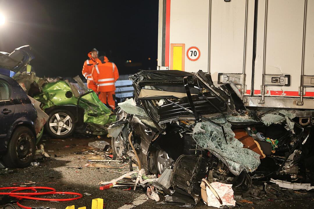 Nebel-Unfall auf A7