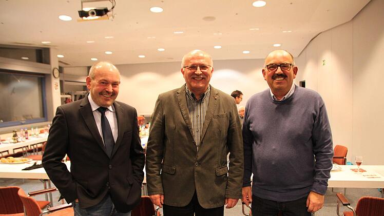 Der neu gewählte Vorstand: Heribert Jakobsche (v.l.), Anton Kiefer, Rüdiger Joachim. Foto: Julia Raab