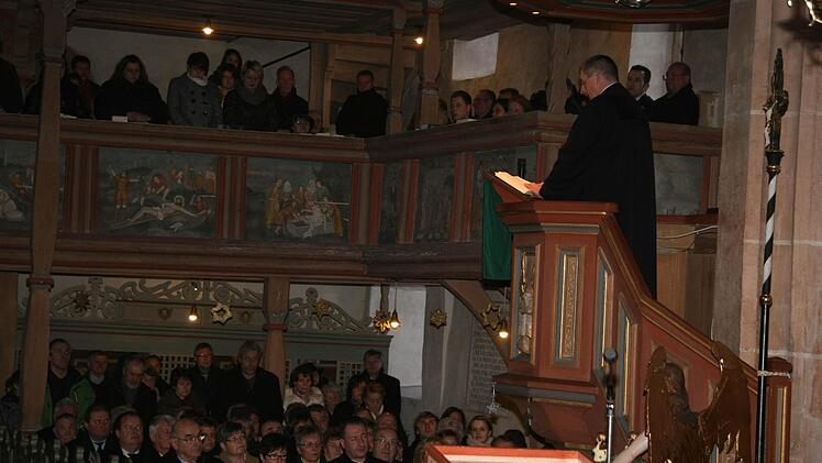 Die Pressecker Kirche war voll besetzt.