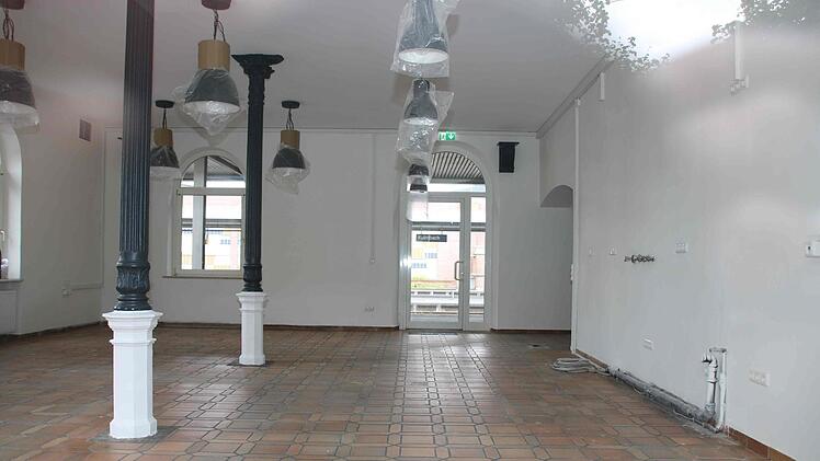 Die Sanierung der Räume im Kulmbacher Bahnhof, in die das Juz einzieht, ist fast abgeschlossen.Alexander Hartmann