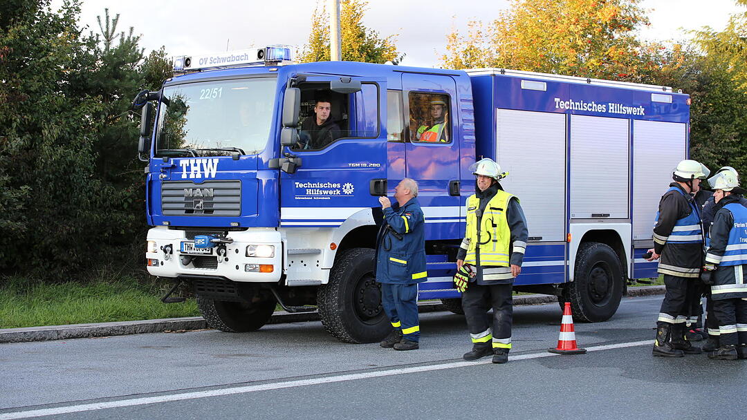 Schwabach: Lkw brannte auf A6