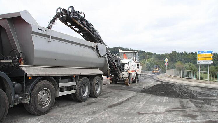 Sanierung der Brücke Theodor-Heuss-Allee/Vorwerkstraße. Foto: Jürgen Gärtner