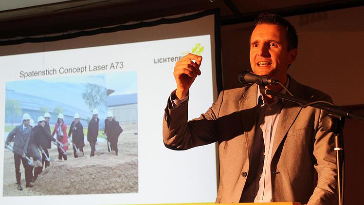 Bürgermeister Andreas Hügerich ließ das Jahr Revue passieren.Markus Häggberg