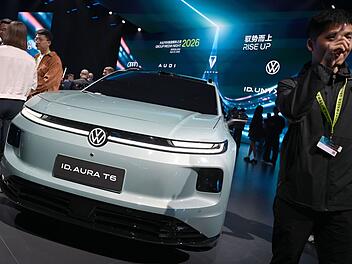 Vor der Automesse in Peking
