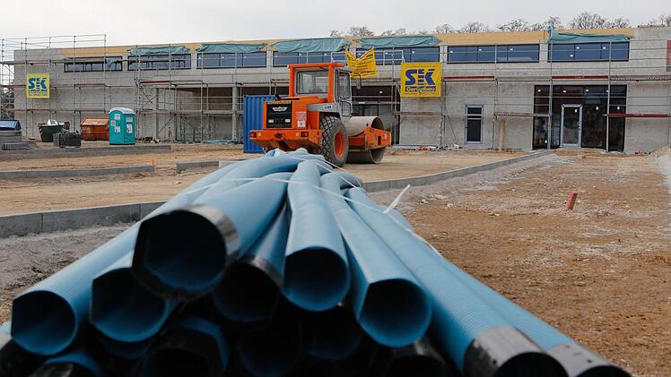 Etwas weiter nördlich von den bestehenden Märkten ist der neue Markt im Entstehen.Foto: Matthias Hoch