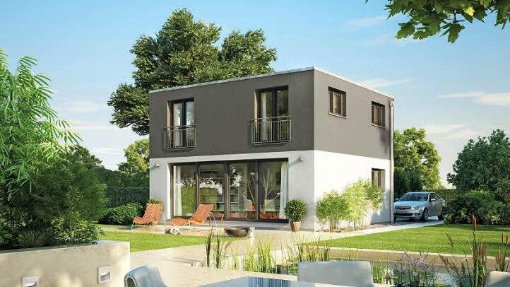 Ein gelungenes Beispiel für modernes Wohnen im Bauhaus-Stil sind die Häuser aus der neuen Icon Cube-Reihe von der fränkischen Bau-Ideenschmiede Dennert.  Fotos: dennert-massivhaus.de