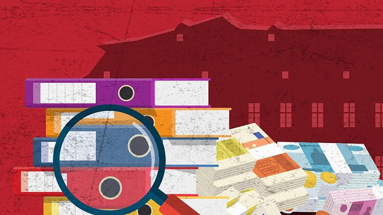 Sollte der ungeschwärzte Prüfbericht, der mutmaßlich illegale Sonderzahlungen an Verwaltungsmitarbeiter offenlegt, allen Stadträten zugänglich gemacht werden? Grafik: Micho Haller