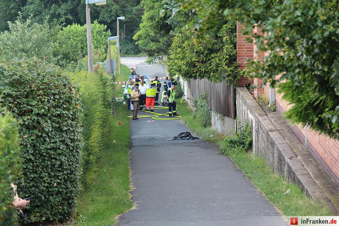 Koffer verpufft in Zirndorf