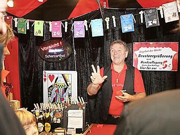 "Wir wollen eine Plattform für die Wirtschaft sein", sagt Peter Kinold, der die Oberfrankenausstellung 2016 veranstaltet. Anbieter wie dieser sollten da nicht mehr zu finden sein. Foto: Barbara Herbst/CT-Archiv