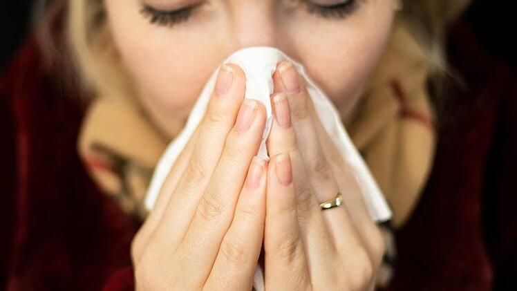 Bisher wurden im Kreis Kulmbach nur rund halb so viele Grippe-Erkrankungen  gemeldet wie im vorherigen Jahr.Symbolbild/ IG BAU