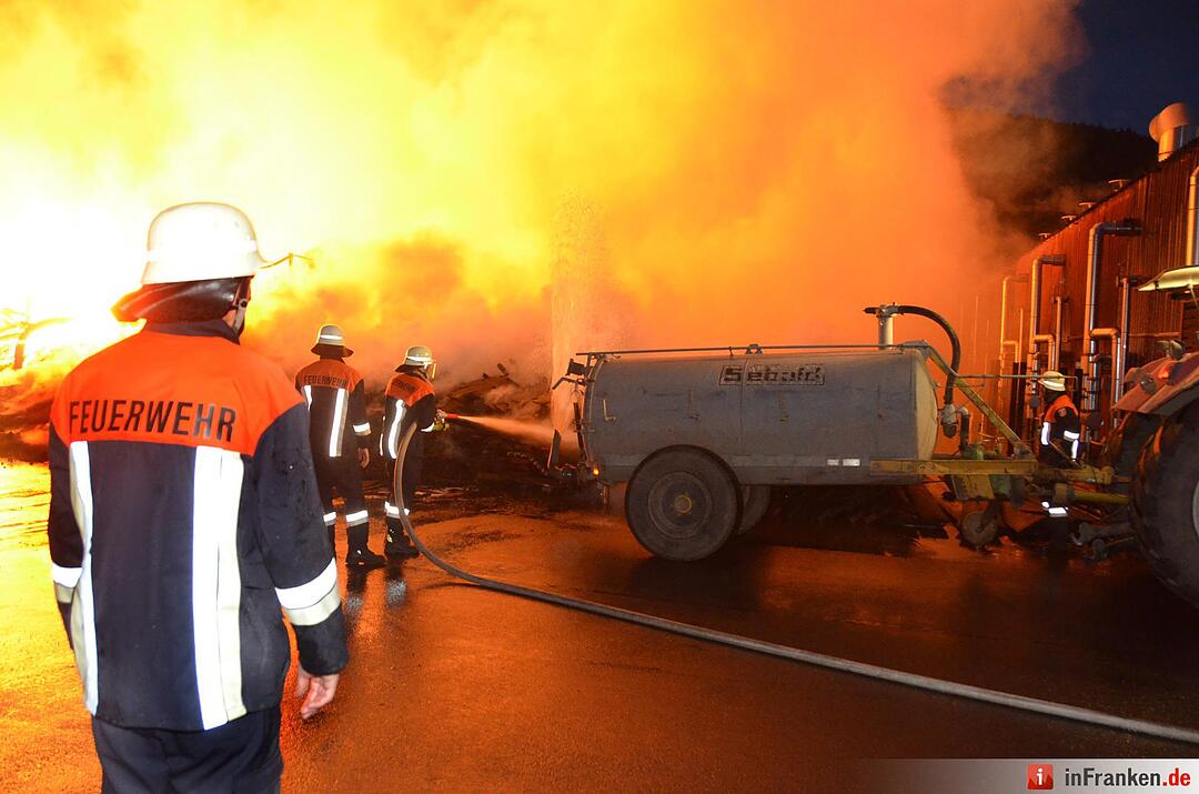 Brand im Sägewerk Untererthal