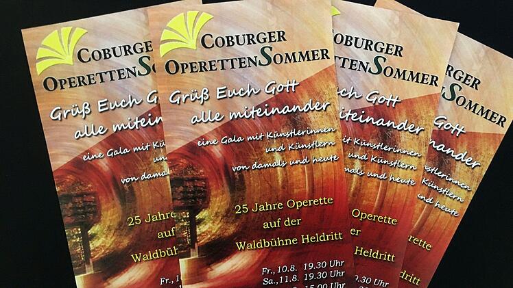 Der Coburger Operettensommer bietet in diesem Jahr drei Gala-Aufführungen auf der Waldbühne Heldritt.Foto: Jochen Berger