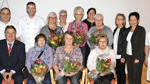 Acht Mitarbeiter des Klinikums Kulmbach wurden in den Ruhestand verabschiedet.