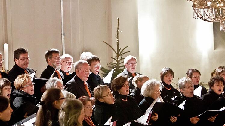 Die Kantorei St. Moriz aus Coburg gastiert am 16. Dezember erneut in der Schlosskirche von Lahm im Itzgrund.Foto: Archiv/Jochen Berger
