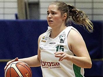 Das Verletzungspech bei den Damen der DJK Brose Bamberg rei&szlig;t nicht ab: Nun droht auch die angeschlagene Kathrin Gut auszufallen. Foto: sportpress