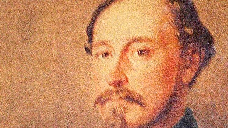 Herzog Ernst II. von Sachsen-Coburg und Gotha. Das Portrait hängt im Coburger Staatsarchiv. Foto: Simone Bastian
