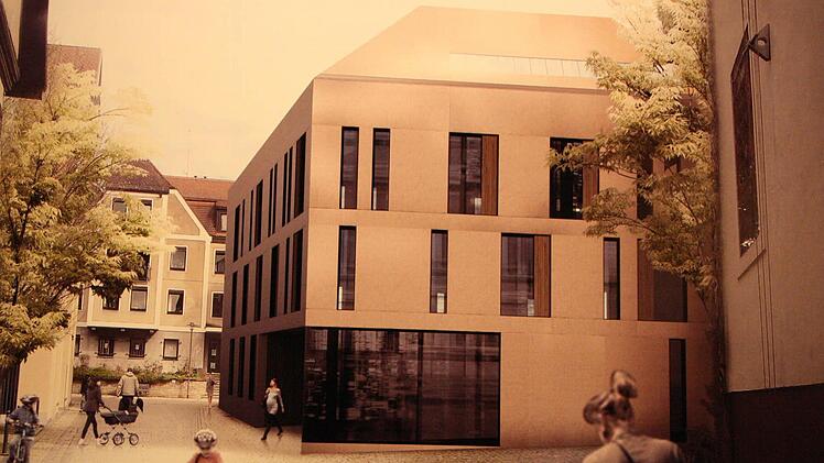 Ansicht des 3. Platzes: Fassade aus gefärbtem Beton. Foto: Ralf Ruppert