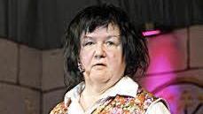 Ein Bild von einer Frau - Mama Flodder aus Bärm (Moni Reißig)  Foto: Susanne Deuerling