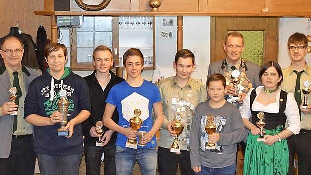 Die treffsichersten Schützen aus Waischenfeld Foto: Julian Schmitt