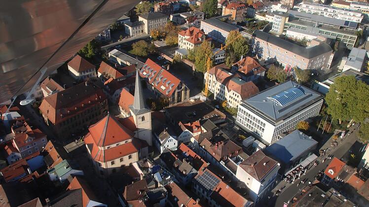 Das Landratsamt aus der Luft. Foto: Ralf Ruppert