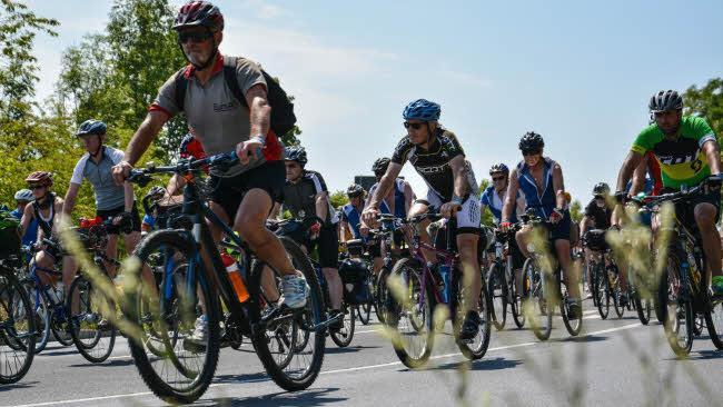 BR-Radltour macht Halt in Münnerstadt Foto: Björn Hein