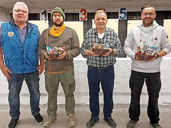 Günter Fröhlich, Rico Leipold, Klaus Schmitt und Philipp Heß (v.l.).