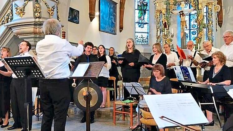 Das Oratorium wurde in der Gr&auml;fenberger Dreieinigkeitskirche aufgef&uuml;hrt.Volker Urban