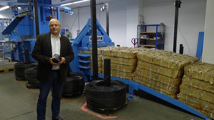 Baur-Abteilungsleiter Frank Mechtold stellte die Anlage vor.