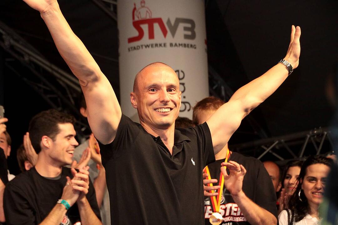 Meisterfeier Brose Baskets Bamberg Maxplatz