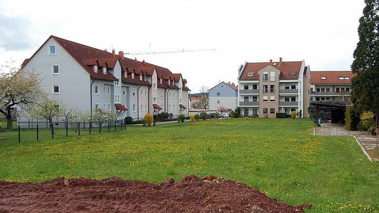 Auf dem freien Gelände am Oberwallenstadter Weg soll eine große Wohnanlage entstehen. Foto: Andreas Welz