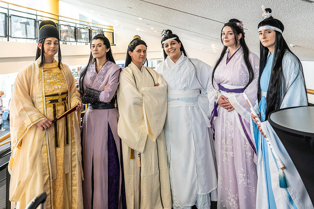 Ganz viele Cosplayer aus Nah und Fern feiern ihr Hobby!
