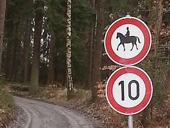 Die Pferde wühlen mit ihren Hufen die Wege auf.  Foto: privat